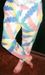 Pastel Palm Print Pants